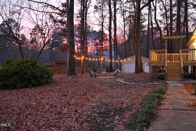 a view of a house with a patio