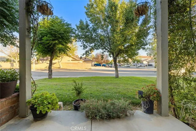 a view of outdoor space and garden