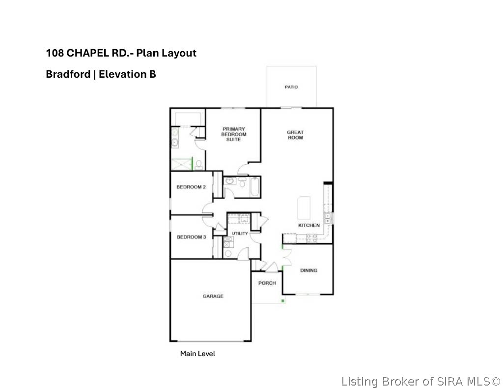 108 Chapel Road Henryville, IN 47126 - Photo 24 of 24 Floor plan