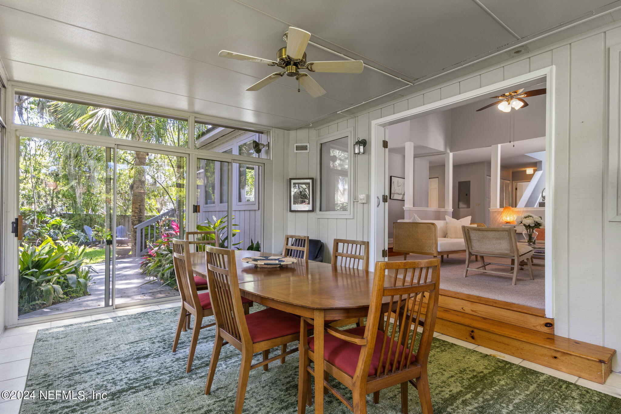 1350 Pinewood Road Jacksonville Beach, FL 32250 - Photo 36 of 55 a view of a dining room with furniture window and outside view