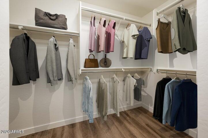 21606 North 23rd Avenue, Unit 202 Phoenix, AZ 85027 - Photo 8 of 11 a view of walk in closet with clothes and shoes