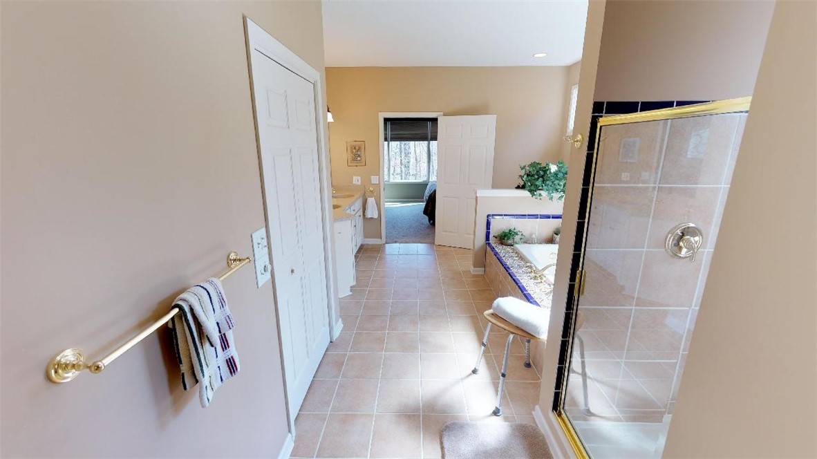15103 Beacon Ridge Drive Seneca, SC 29678 - Photo 21 of 46 Master Bath/Walk-in Shower/Linen Closet