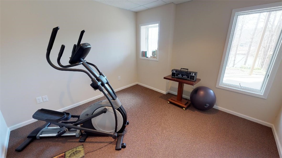 15103 Beacon Ridge Drive Seneca, SC 29678 - Photo 34 of 46 Lower Level Exercise Room or Bedroom/Lake Views