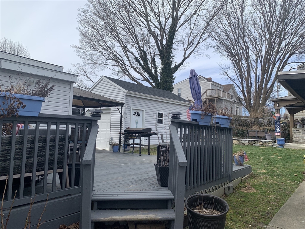 149 Smith Street Fall River, MA 02721 - Photo 3 of 38 a view of a patio with iron fence