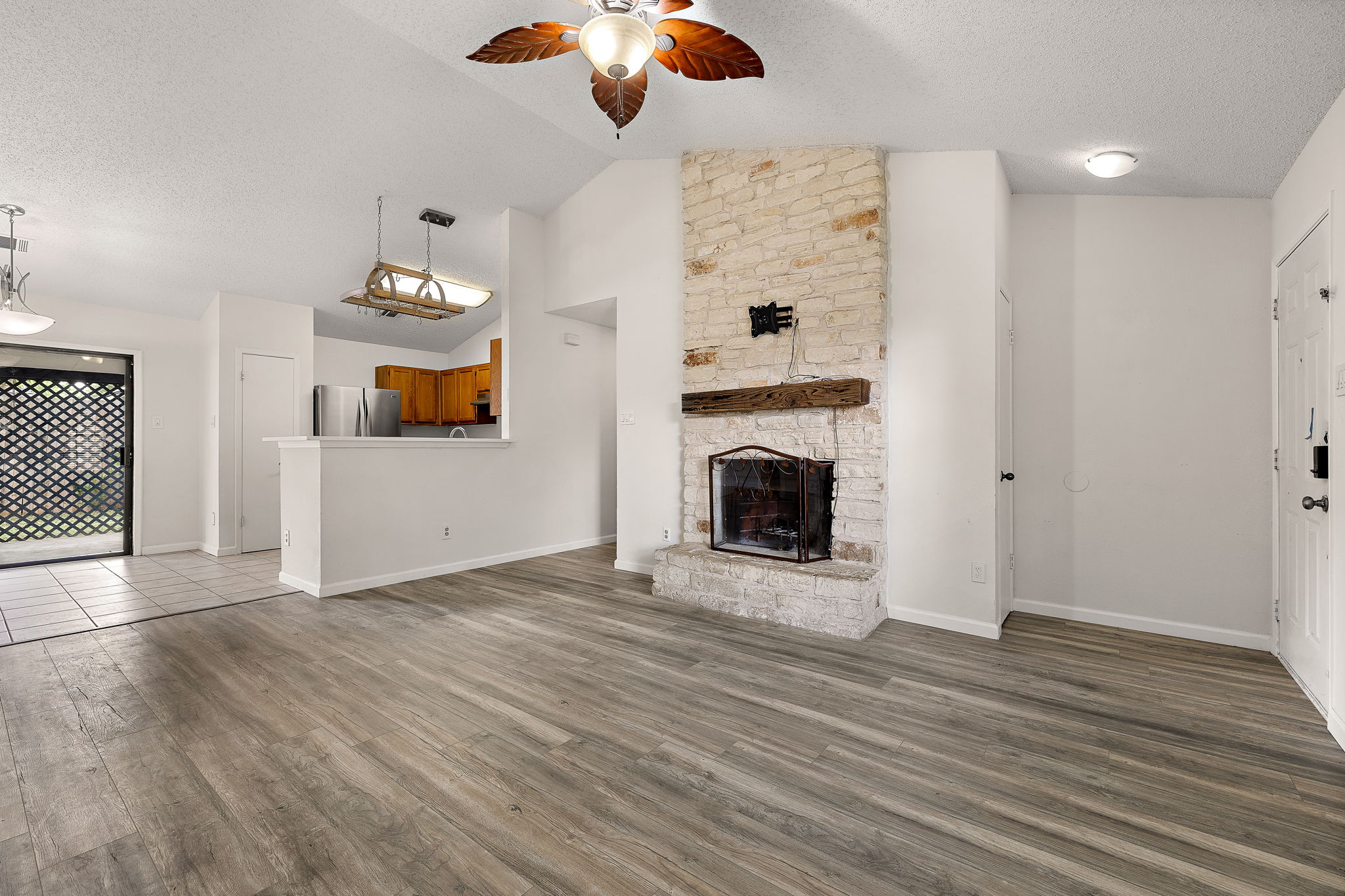 1705 Laurel Path Round Rock, TX 78664 - Photo 3 of 17 New LVP flooring throughout the living area and bedrooms.