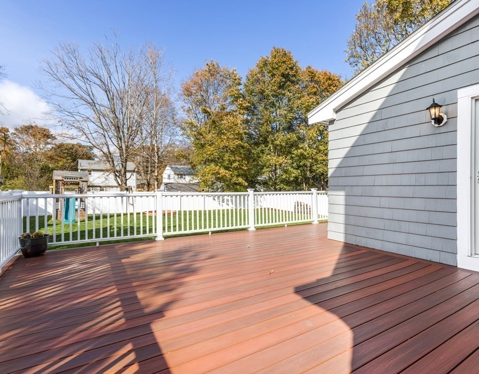 4 Park Street Lexington, MA 02421 - Photo 23 of 24 a view of a wooden deck