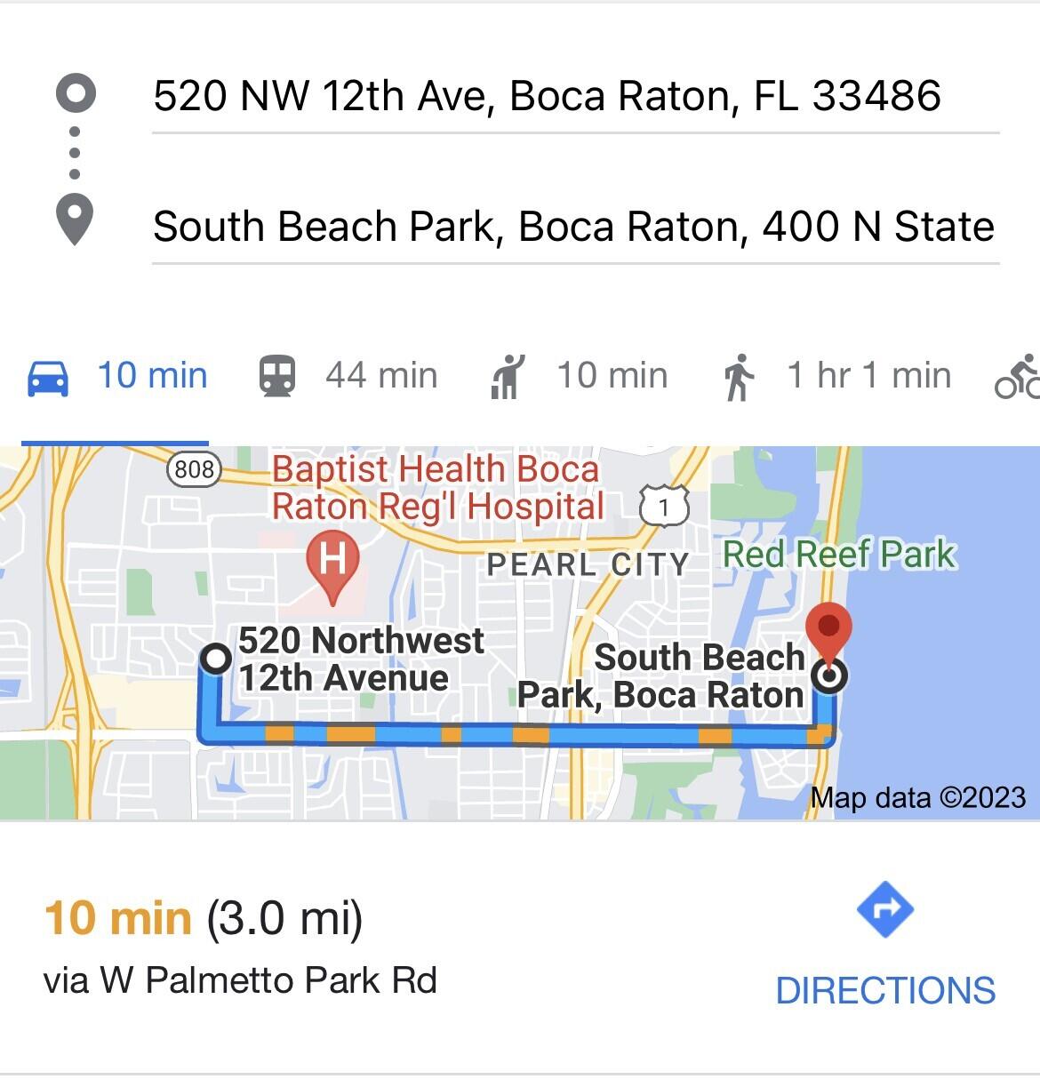 520 Northwest 12th Avenue Boca Raton, FL 33486 - Photo 36 of 40 3 miles to beach