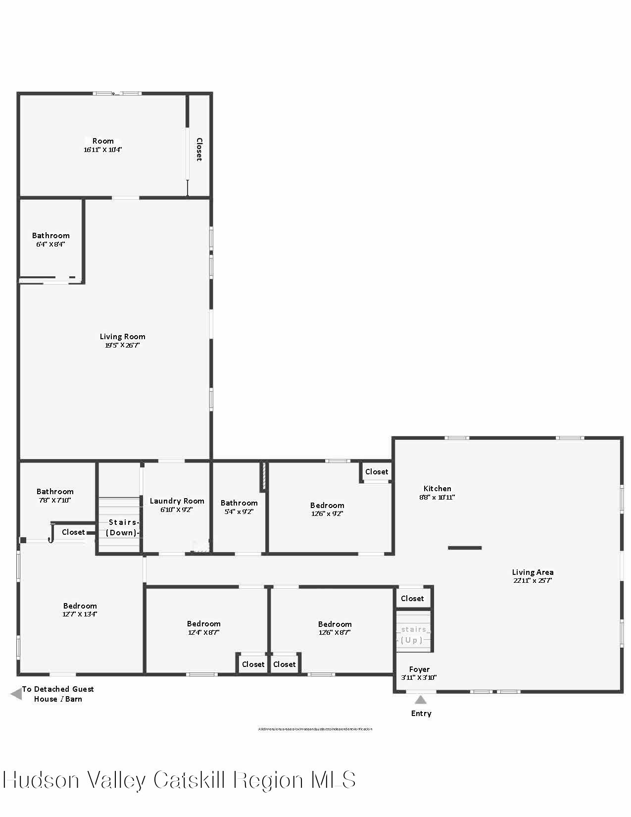 49 County Rte 39 Cairo, NY 12473 - Photo 68 of 114 a black and white photo of a white wall