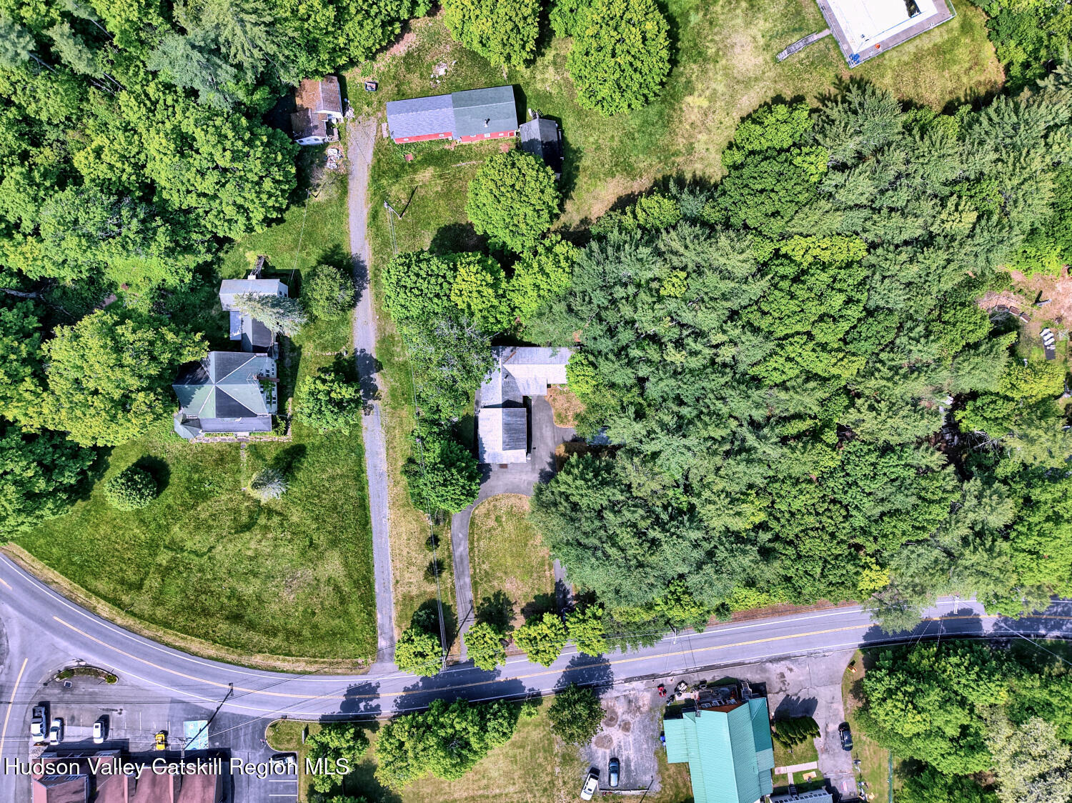 49 County Rte 39 Cairo, NY 12473 - Photo 88 of 114 an aerial view of a house with a yard