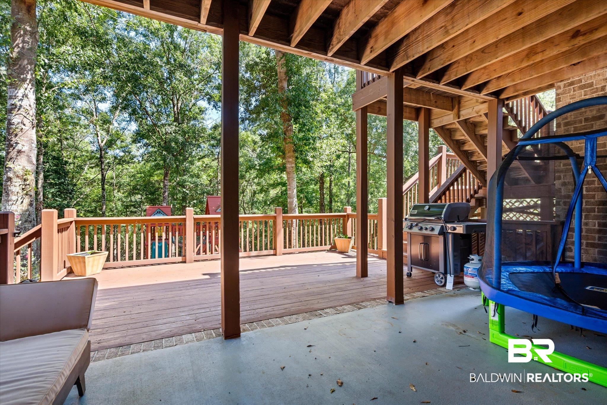 8101 Pine Run Daphne, AL 36527 - Photo 42 of 45 COVERED PATIO OFF DOWNSTAIRS LIVING AREA