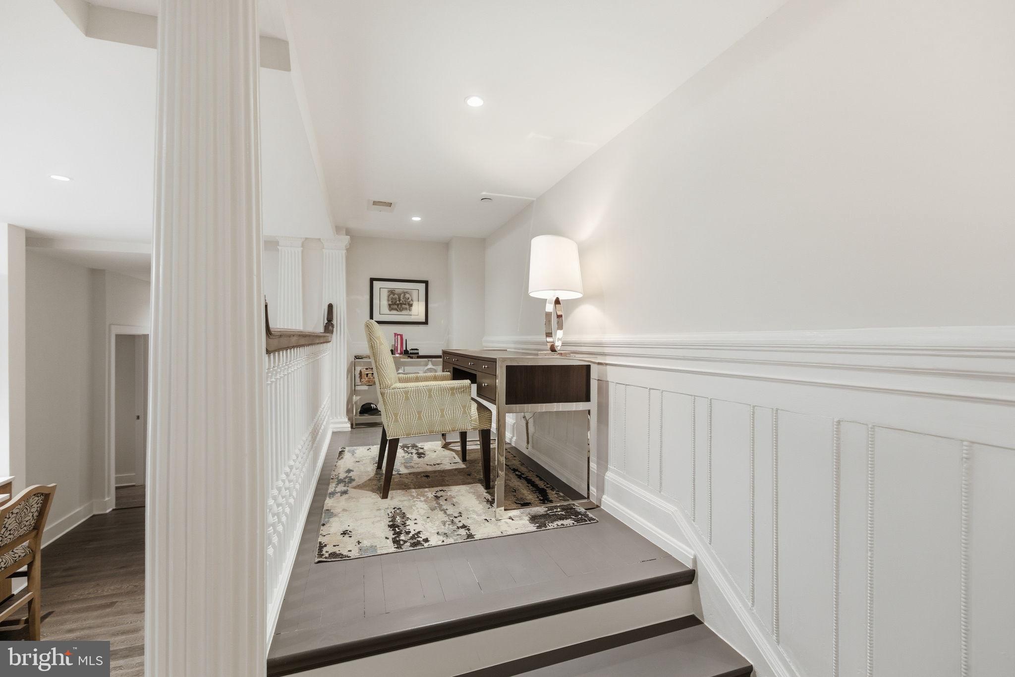 1745 N Street Northwest, Unit 113 Washington, DC 20036 - Photo 11 of 17 a view of a hallway with seating area