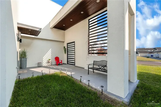 a view of outdoor space and patio