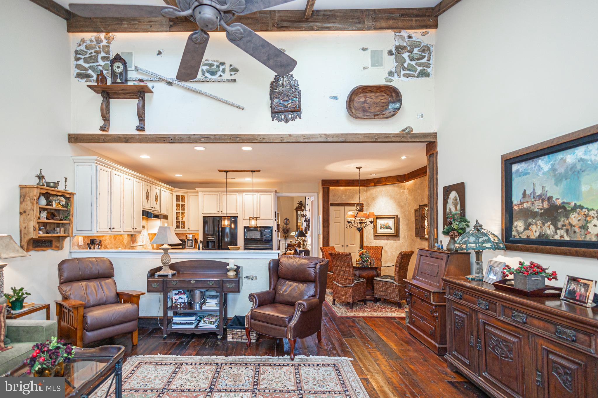 282 Sydney Road Holland, PA 18966 - Photo 12 of 44 FR w/ vaulted ceiling & barnwood beams.