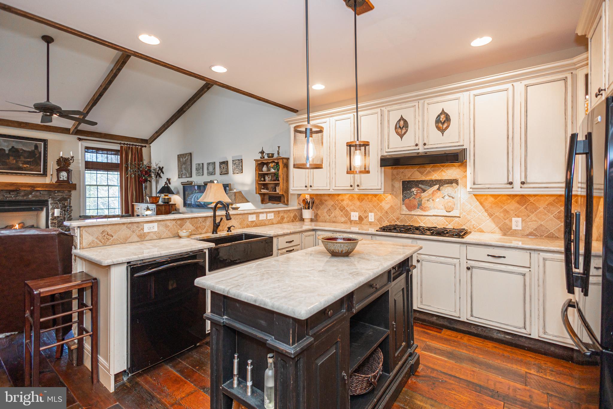 282 Sydney Road Holland, PA 18966 - Photo 7 of 44 Gorgeous Quartzite Countertops. Antiqued cabinets