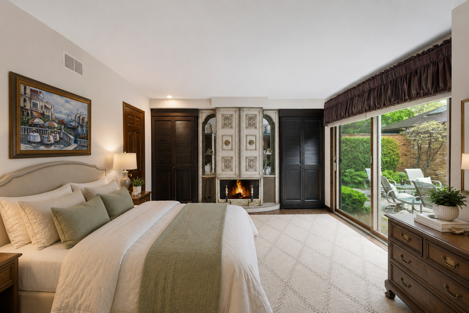 715 Tomlin Drive, Unit A1 Burr Ridge, IL 60527 - Photo 8 of 24 a spacious bedroom with a large bed and a large window