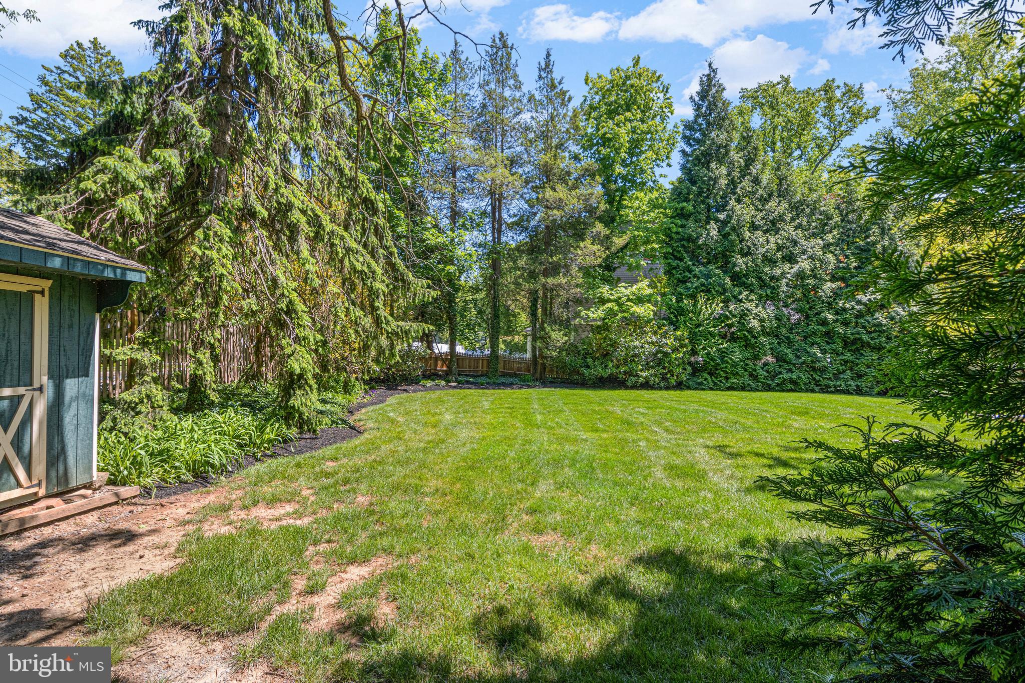 231 West Valley Road Wayne, PA 19087 - Photo 56 of 61 a view of a yard with an outdoor space