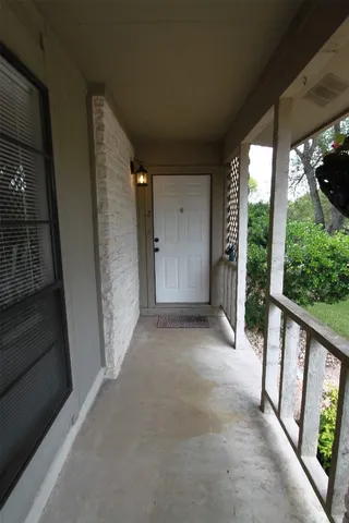 a view of a porch