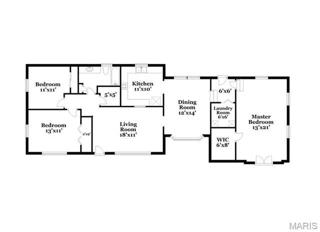 $1,515 | 1319 North Third Street, Festus, MO 63028