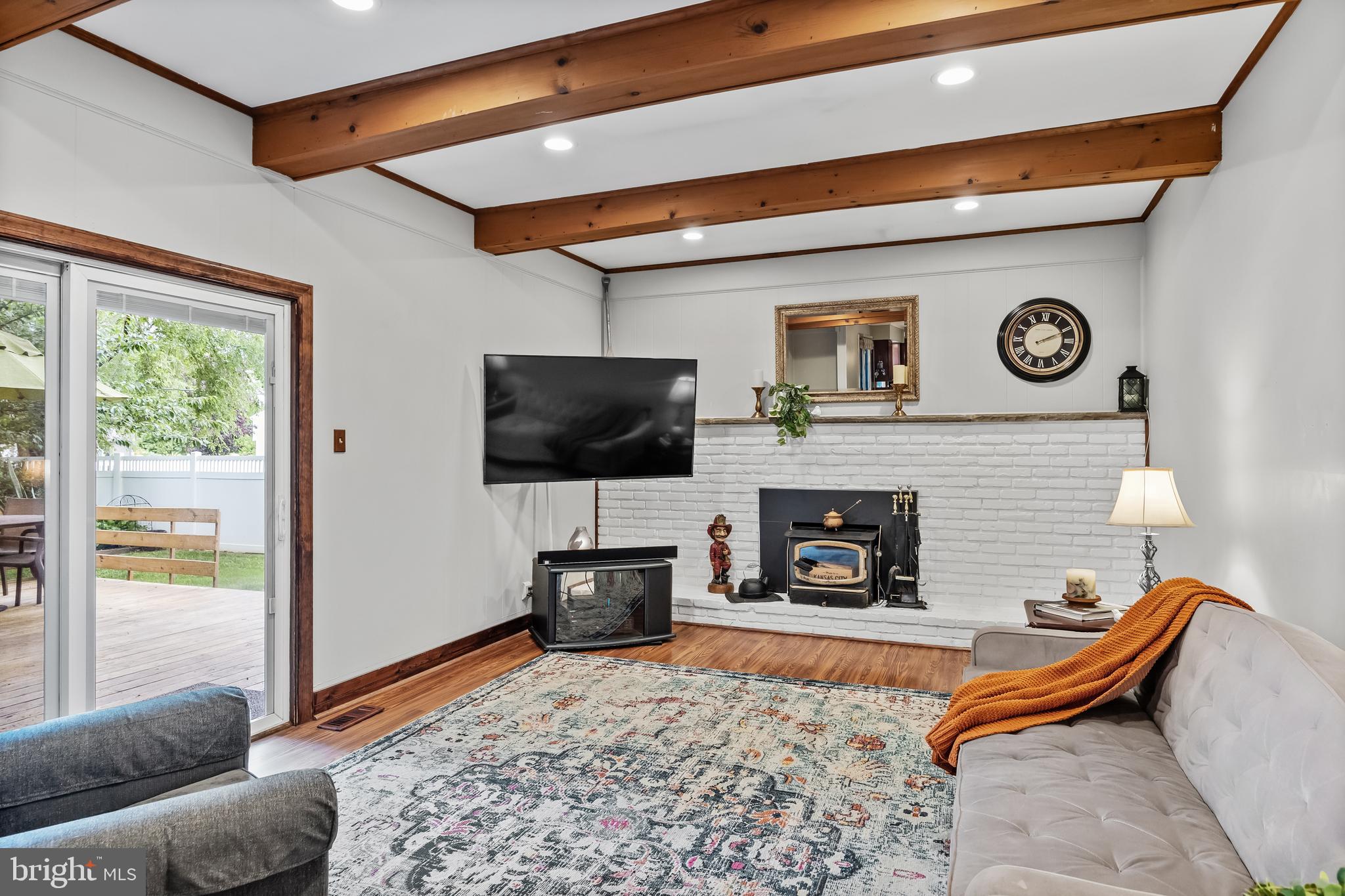 803 Charleston Road Mount Laurel, NJ 08054 - Photo 15 of 36 a living room with furniture and a flat screen tv