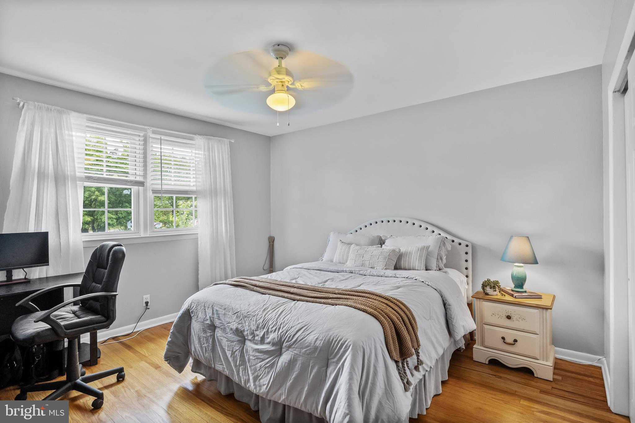 803 Charleston Road Mount Laurel, NJ 08054 - Photo 27 of 36 a bedroom with a bed and a desk