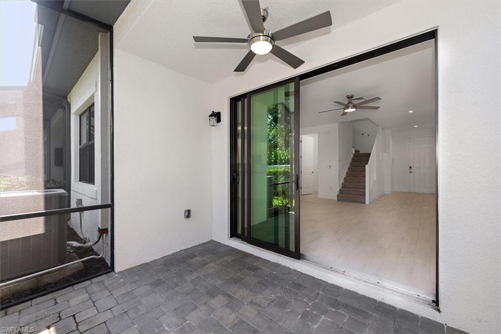 7546 Rockefeller Drive Naples, FL 34119 - Photo 9 of 31 View of patio with a ceiling fan