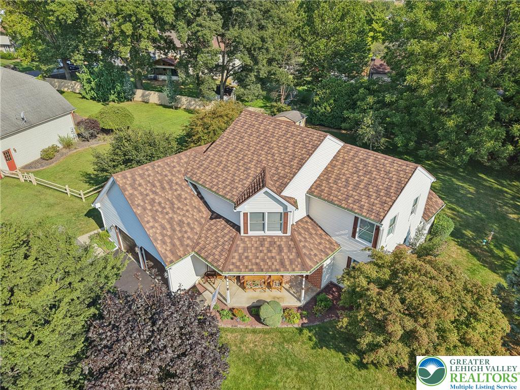 1705 Deer Path Road Easton, PA 18040 - Photo 39 of 42 an aerial view of a house having yard