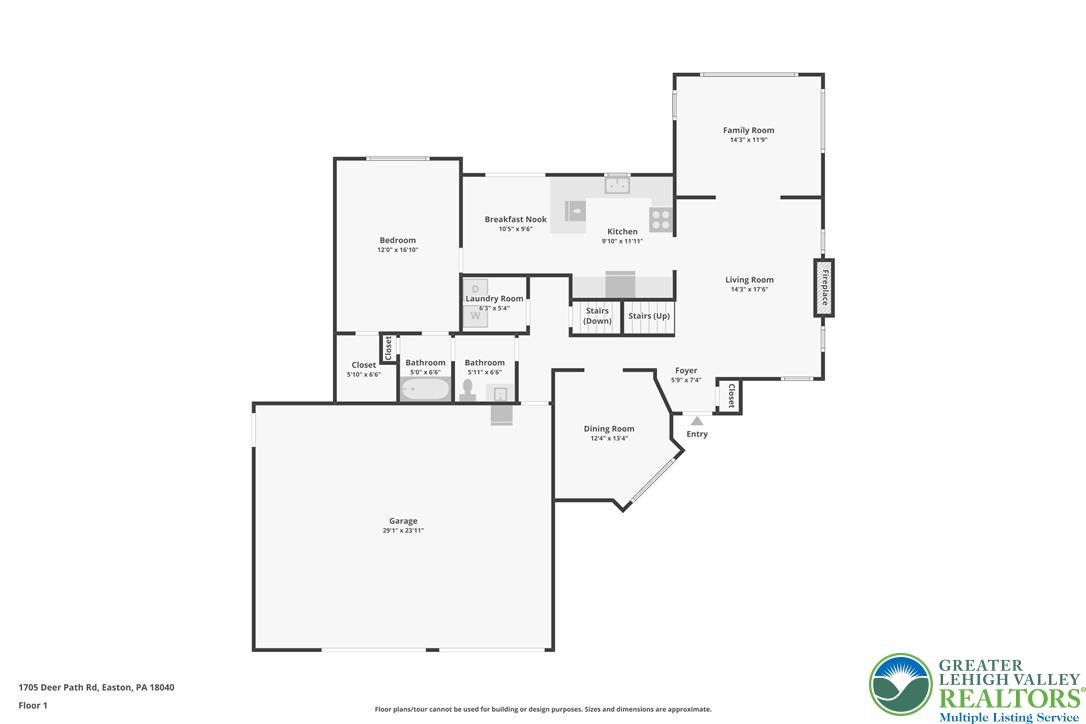 1705 Deer Path Road Easton, PA 18040 - Photo 41 of 42 a picture of floor plan