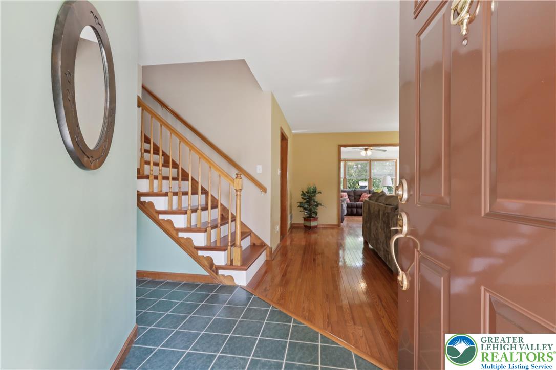 1705 Deer Path Road Easton, PA 18040 - Photo 5 of 42 a view of entryway and hall with wooden floor