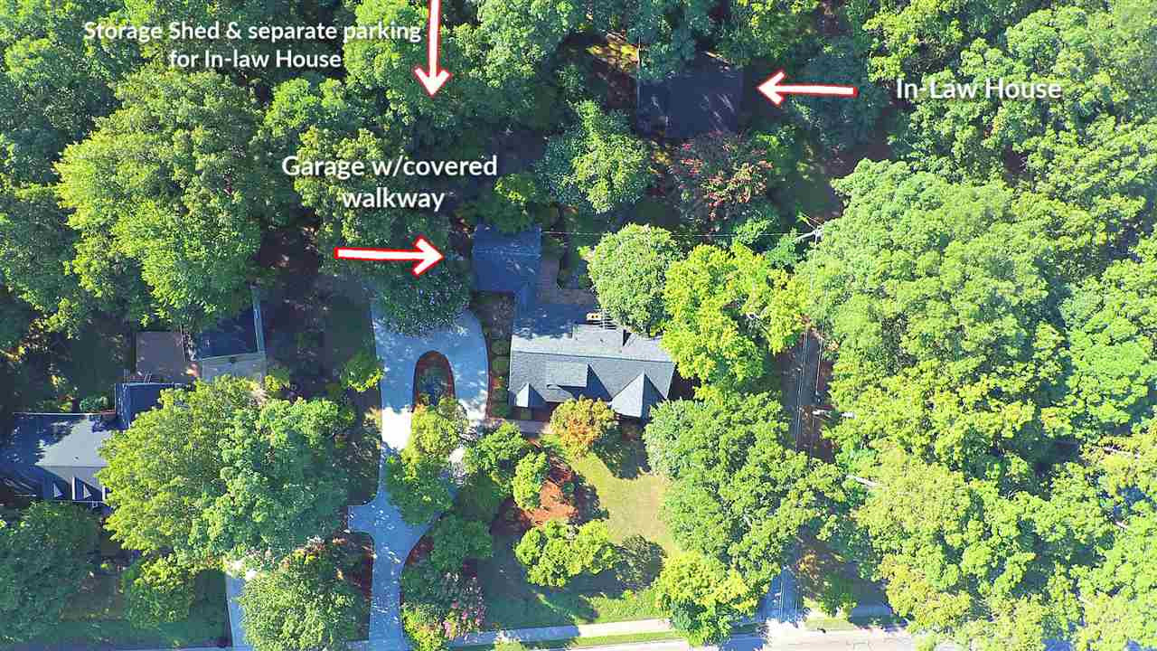 1421 Lynn Road Raleigh, NC 27612 - Photo 3 of 30 Private, separately fenced Guest Home-in-law home, investment, home based business, endless opportunities. Private parking area for equipment, boats, etc Exterior