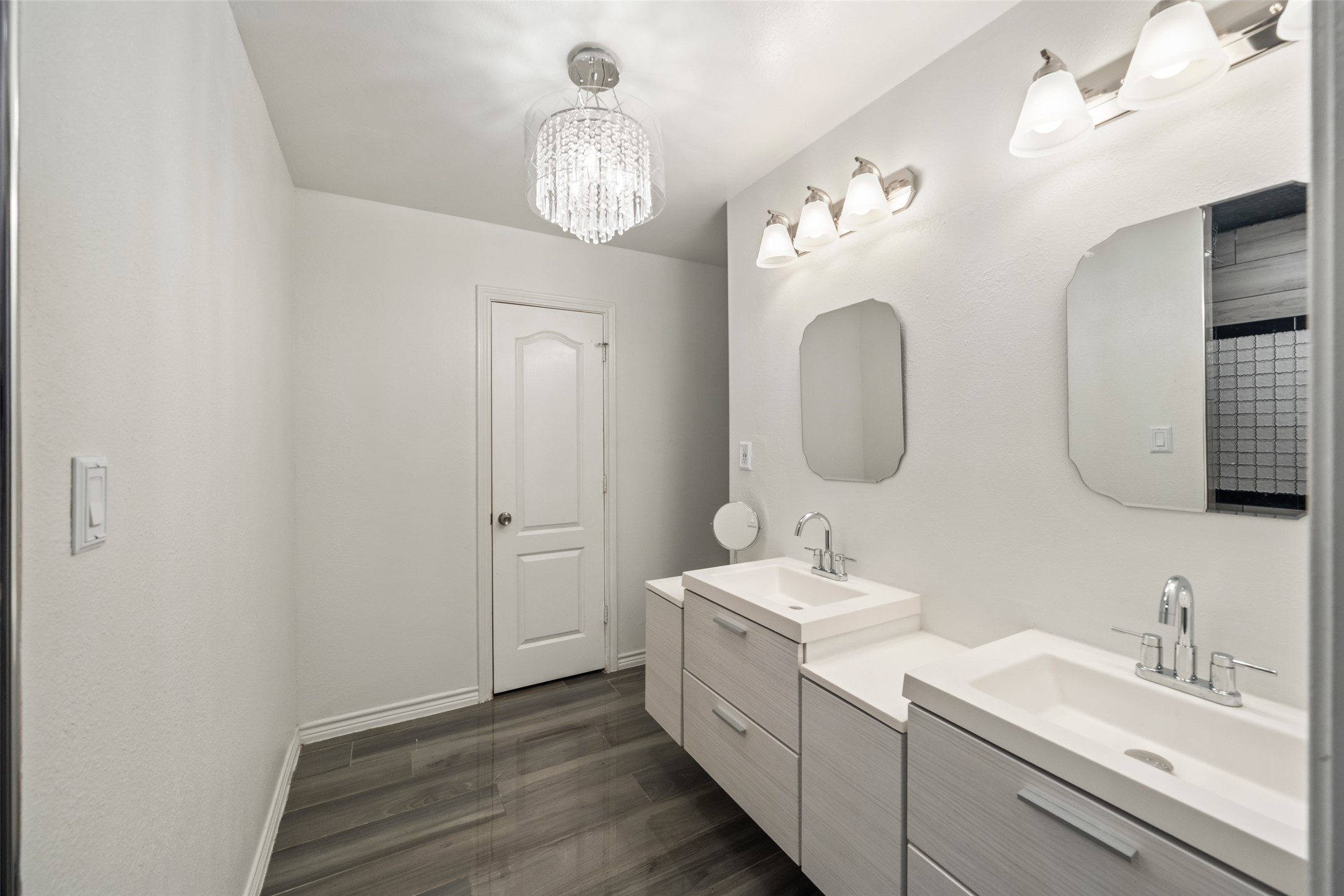 25434 Cedar Lane Splendora, TX 77372 - Photo 21 of 29 a bathroom with a sink double vanity and a mirror