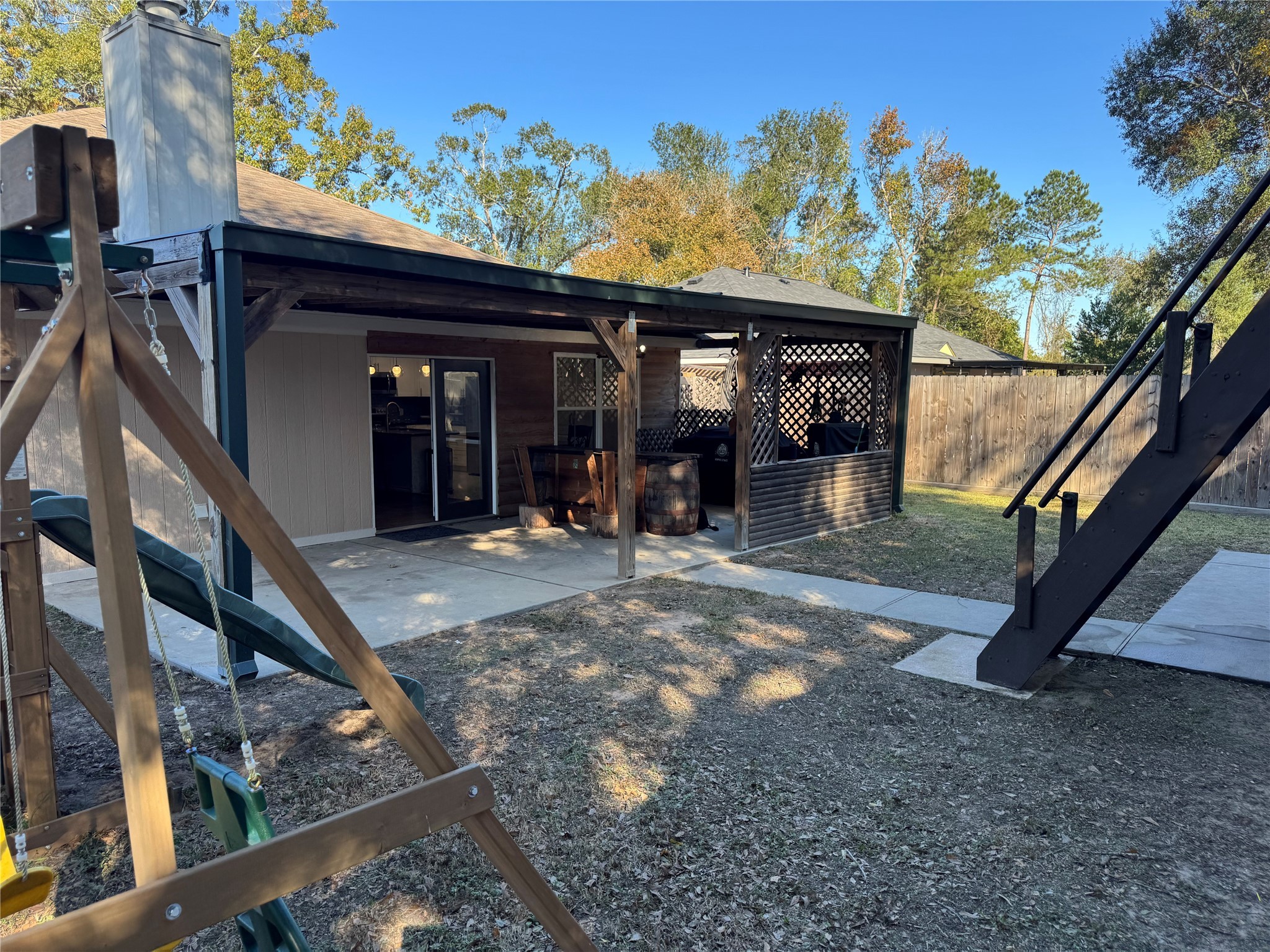 25434 Cedar Lane Splendora, TX 77372 - Photo 10 of 29 a view of a house with a porch