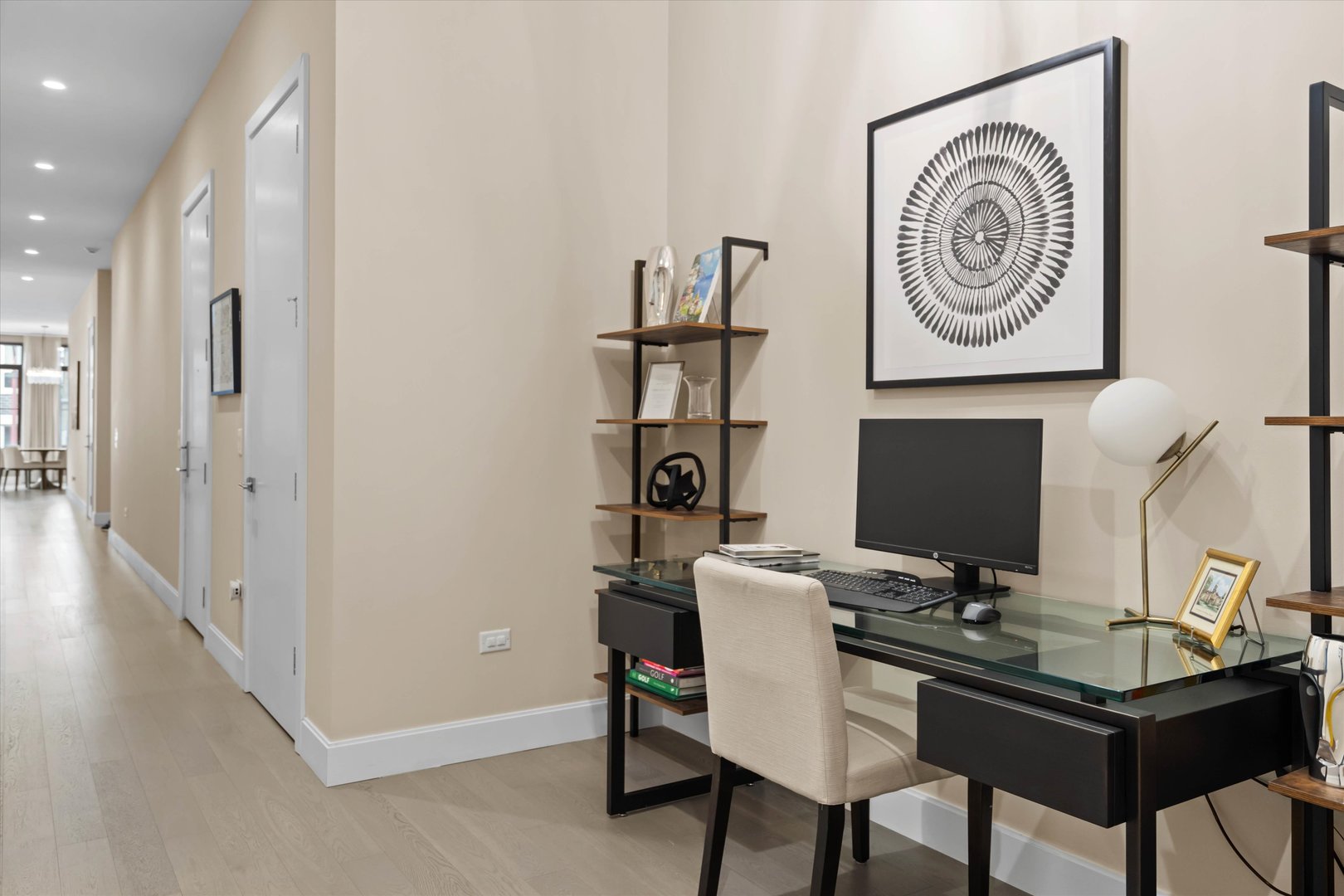 31 North Aberdeen Street, Unit 2S Chicago, IL 60607 - Photo 22 of 33 a view of a workspace with furniture