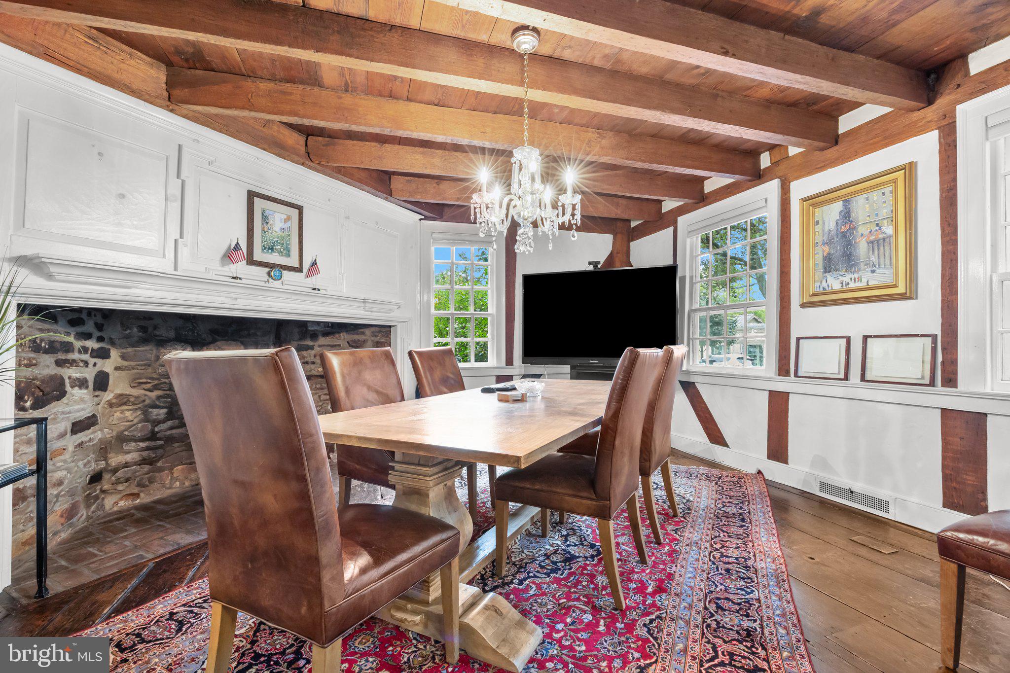 111 South State Street Newtown, PA 18940 - Photo 3 of 37 a view of a dining room with furniture window and wooden floor