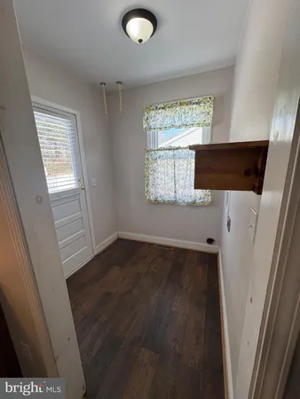 a view of a hallway in a house