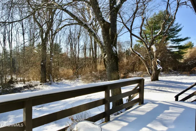 a view of outdoor space with seating