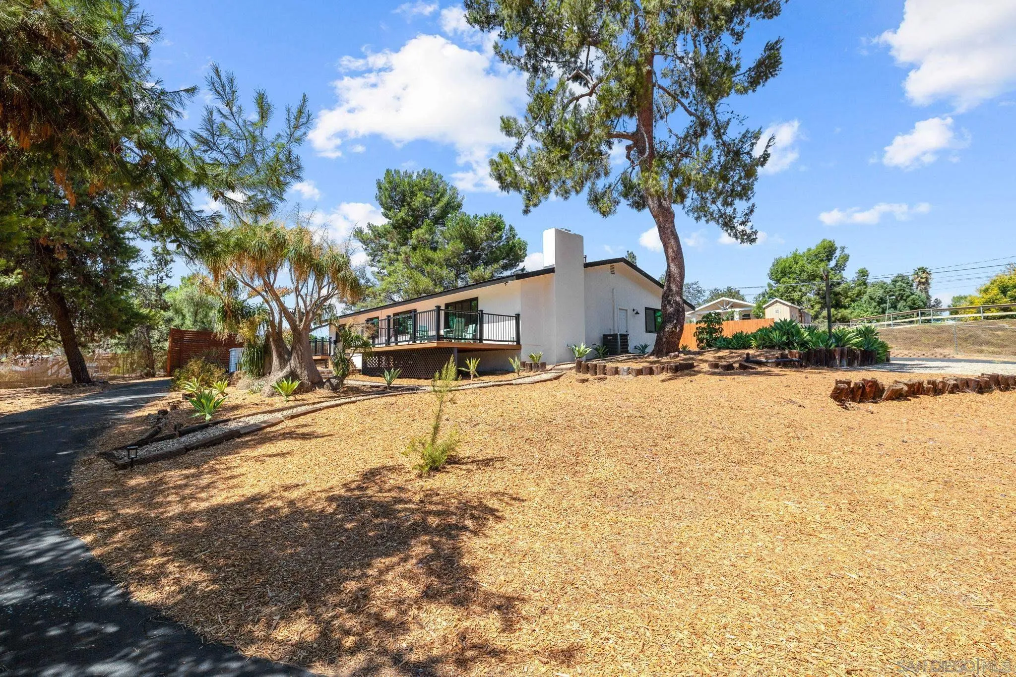 15277 Oak Creek Road El Cajon, CA 92021 - Photo 59 of 71 a view of a house with snow on the road