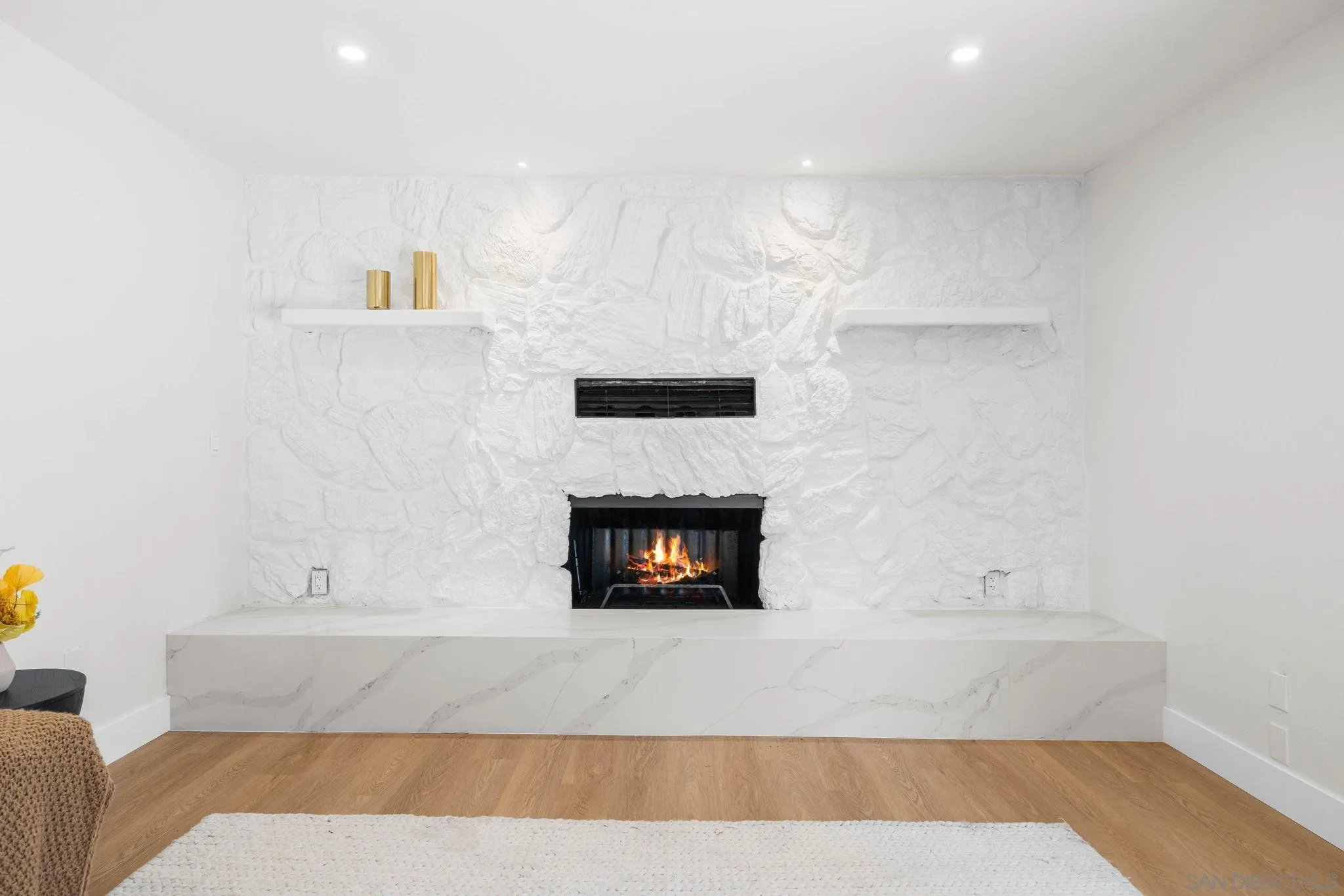 15277 Oak Creek Road El Cajon, CA 92021 - Photo 7 of 71 a living room with furniture and a fireplace