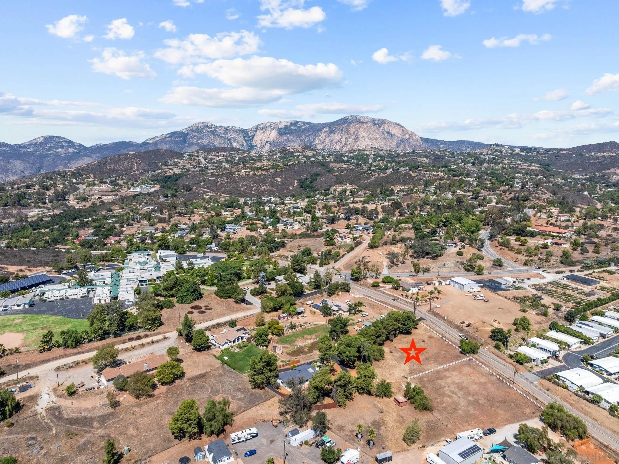 15277 Oak Creek Road El Cajon, CA 92021 - Photo 71 of 71 an aerial view of residential houses with outdoor space
