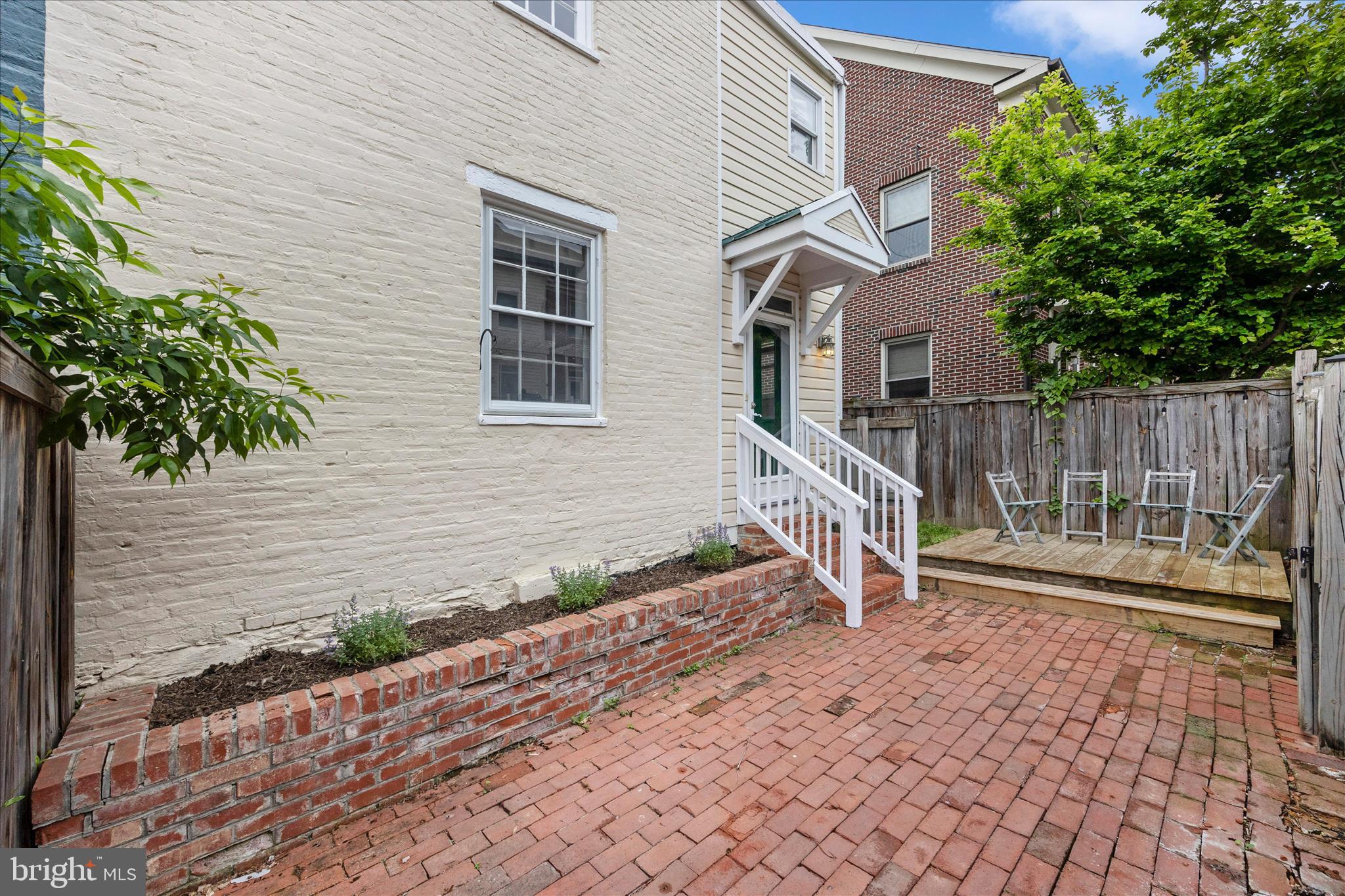 16 East 5th Street Frederick, MD 21701 - Photo 21 of 39 Masonry patio & flower box