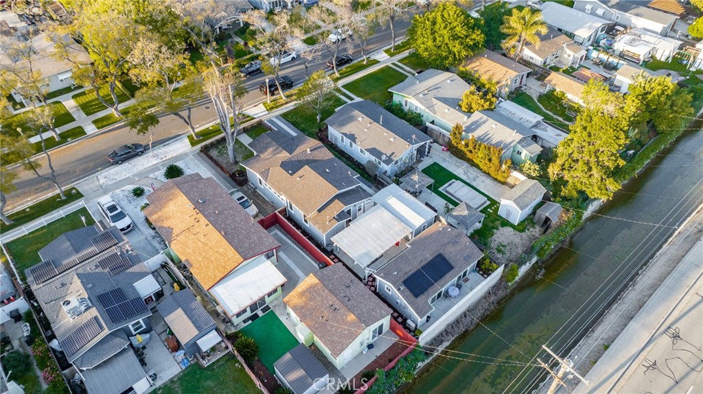 426 Jacaranda Place, Unit A Fullerton, CA 92832 - Photo 34 of 41 an aerial view of residential house with outdoor space and swimming pool