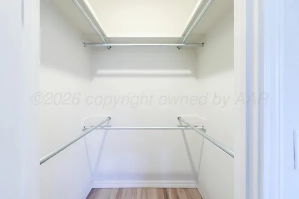 a view of walk in closet