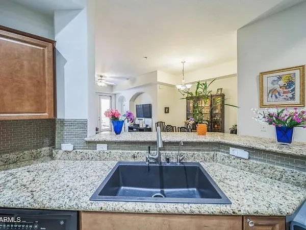 a view of a living room