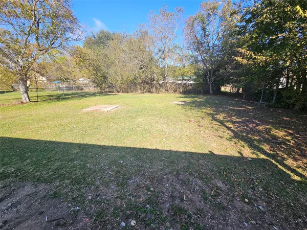 a view of yard with trees