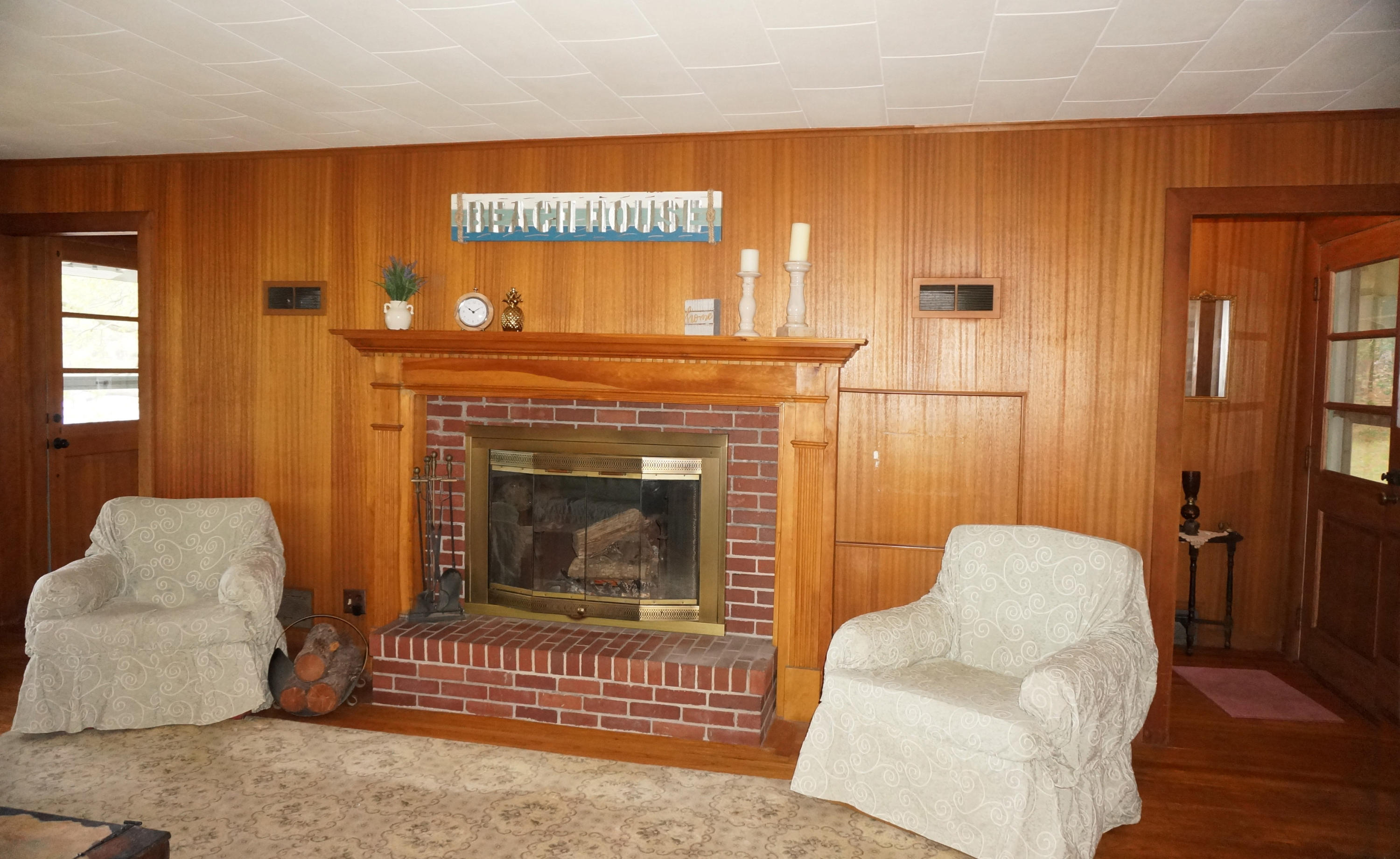 92 Stowe Road Sandwich, MA 02563 - Photo 9 of 33 Living fire place with chairs