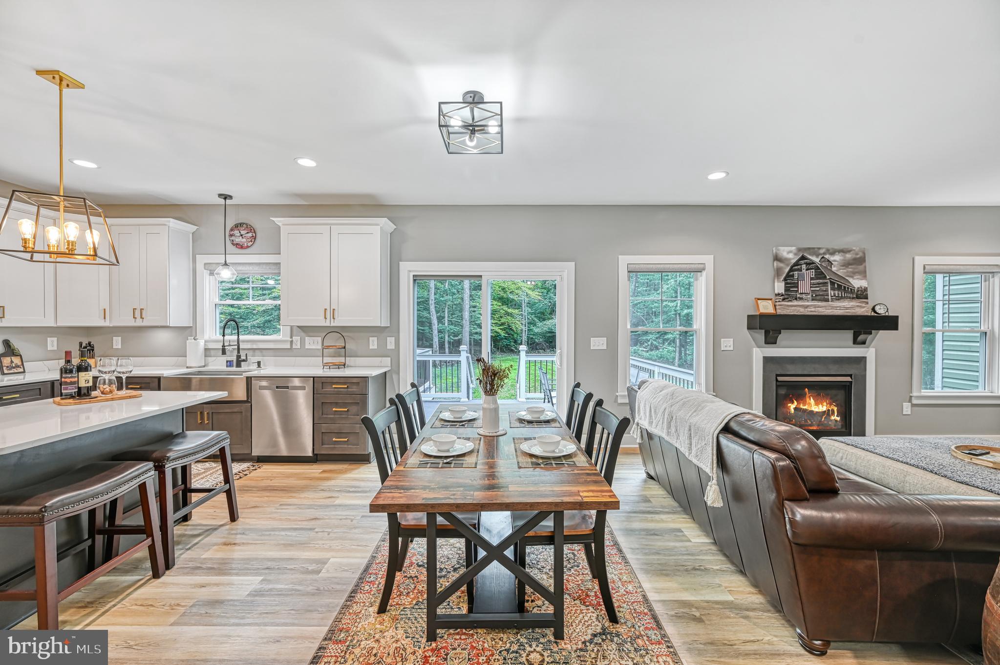 10052 Fairview Road Partlow, VA 22534 - Photo 8 of 32 Window filled eating area