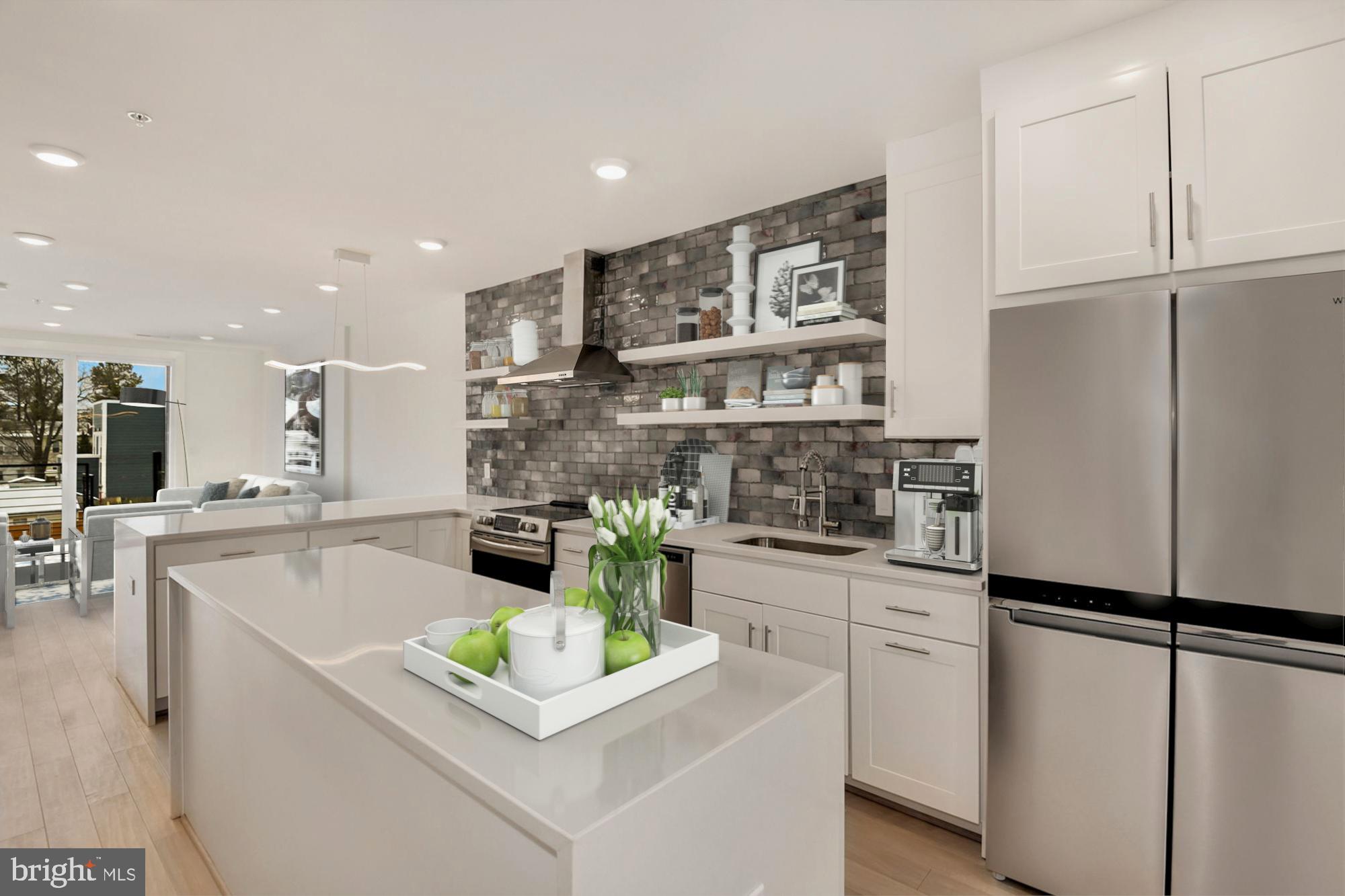 2009 E Street Northeast, Unit 4 Washington, DC 20002 - Photo 10 of 76 Quartz counters for miles! (VS)