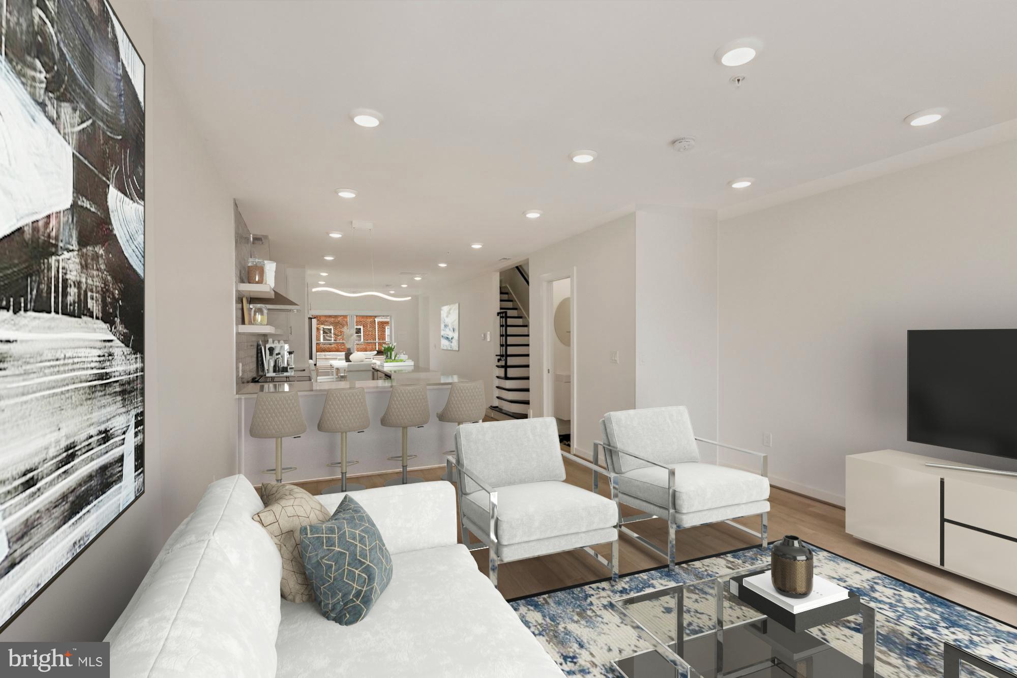 2009 E Street Northeast, Unit 4 Washington, DC 20002 - Photo 20 of 76 Gorgeous entertaining space (VS)