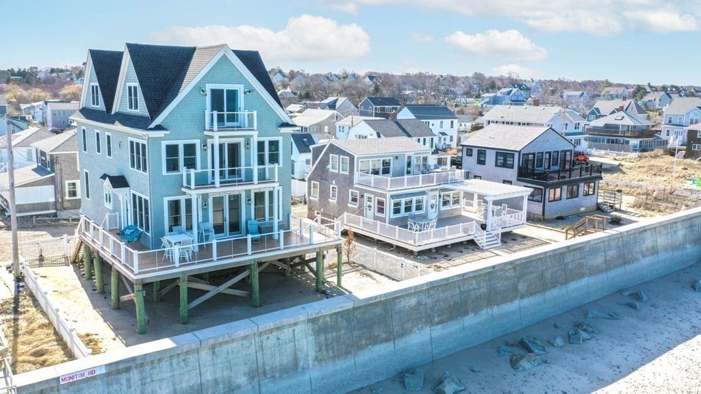 12 Monitor Road Marshfield, MA 02050 - Photo 2 of 38 an aerial view of residential houses with city view