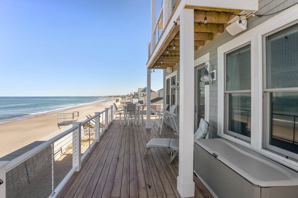 12 Monitor Road Marshfield, MA 02050 - Photo 34 of 38 a view of a balcony with wooden floor and fence