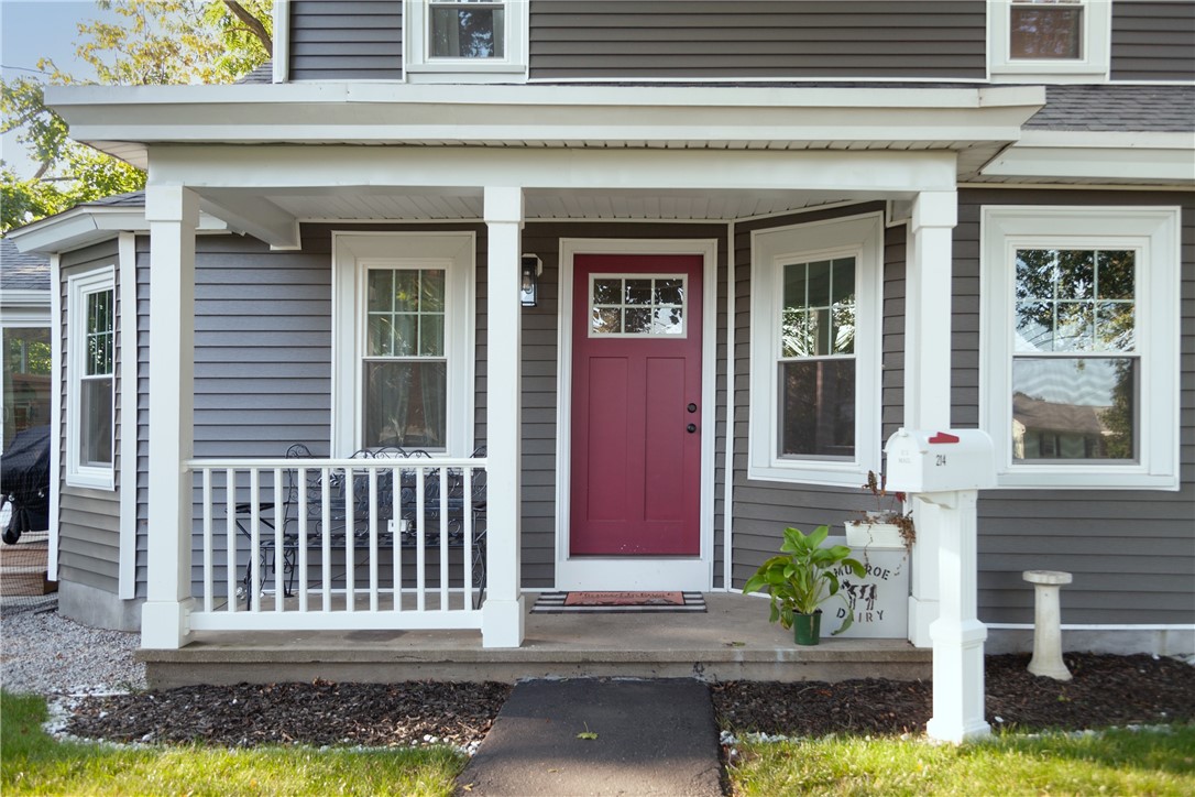 214 Mapleton Street Cranston, RI 02910 - Photo 3 of 39 Front entrance and porch area